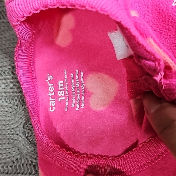 Nwt Carters Fleece Onesie - Picture 4 of 5
